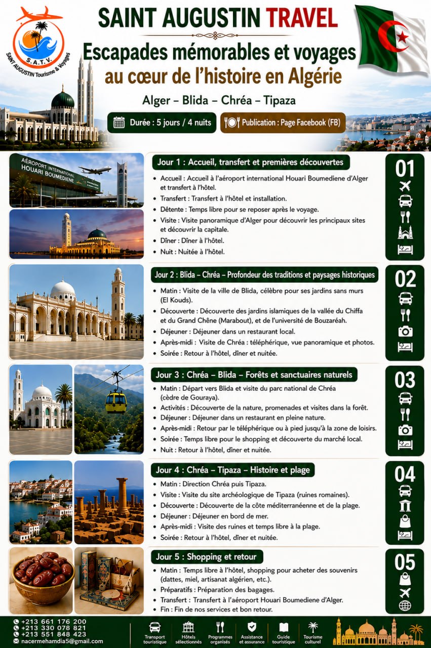 Memorable escapes through the history of Algeria