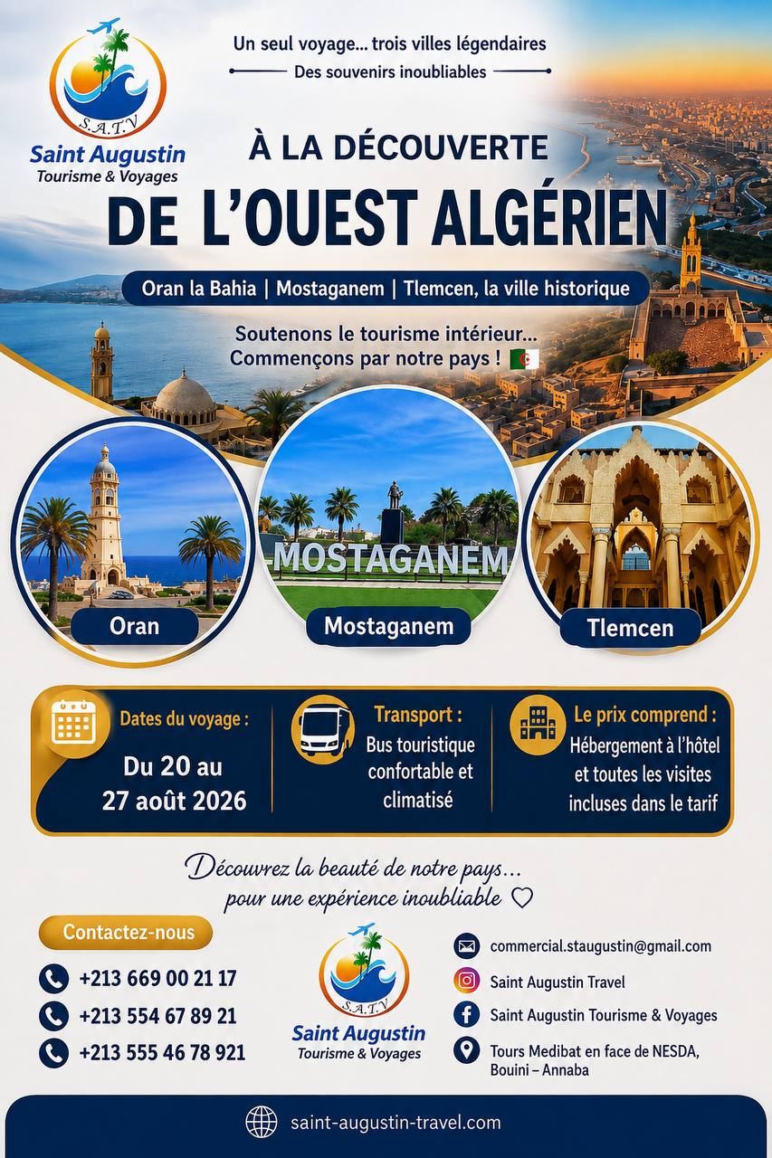 Circuit Ouest - Oran, Tlemcen, Mostaganem